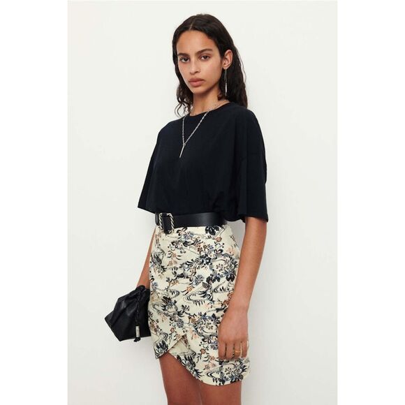 Ba&sh Falco Skirt in Ecru - Picture 3 of 12